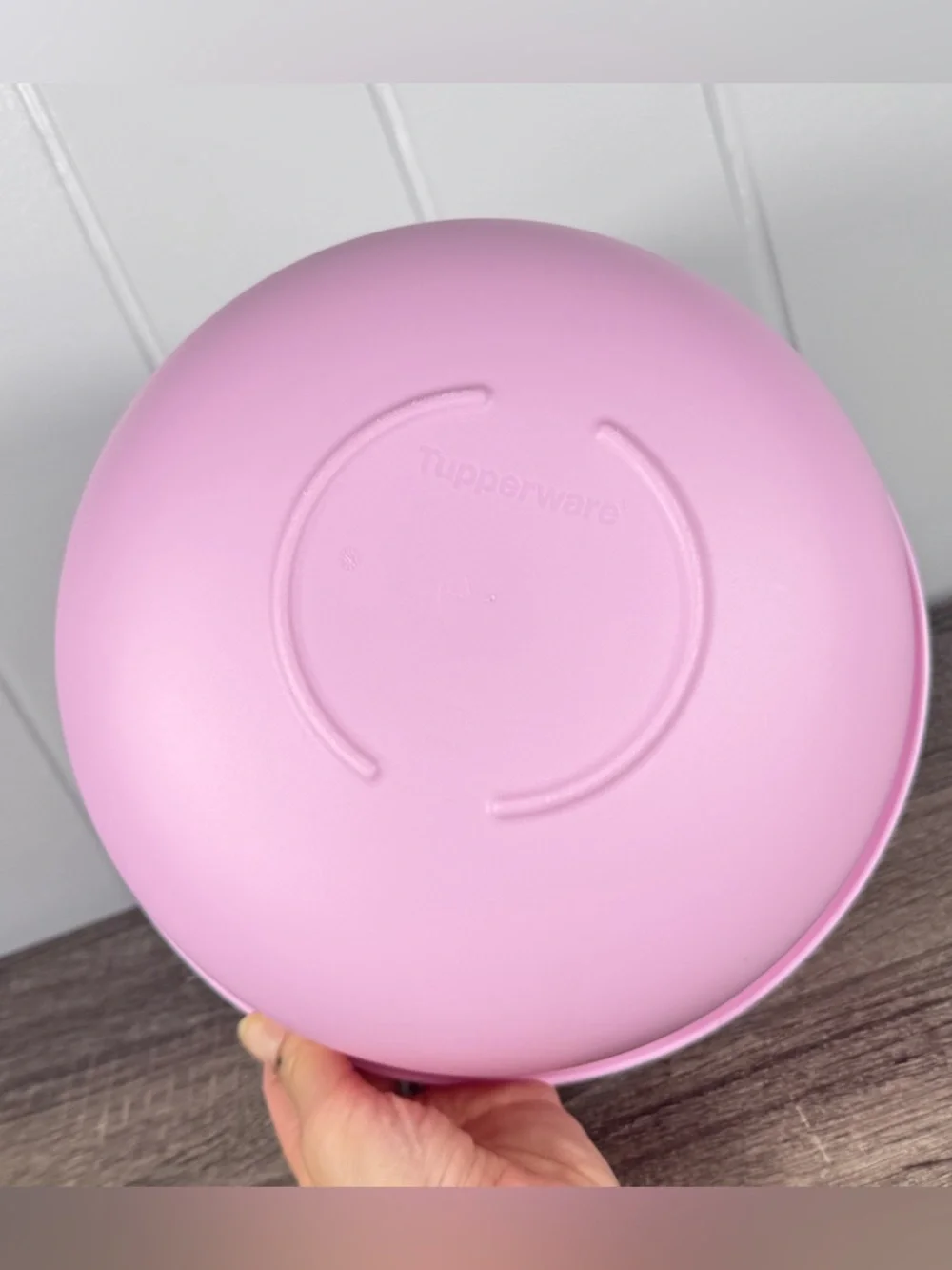 NEW Tupperware Pink Mixing Bowl with Lit